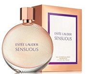 Parfém ESTÉE LAUDER SENSUOUS v jemne hnedkastom flakóne.