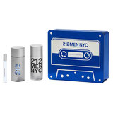 Carolina Herrera 212 Men Poklon set, Toaletna voda 100ml + Toaletna voda 10ml + deospray 150ml