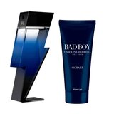 Carolina Herrera Bad Boy Cobalt Poklon set, Parfemska voda 50ml + Gel za tuširanje 100ml