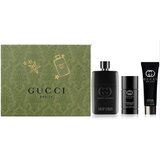 Gucci Guilty Pour Homme Poklon set, Parfemska voda 90 ml + deostick 75ml + Gel za tuširanje 50 ml