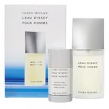 Issey Miyake L`Eau D`Issey pour Homme Poklon set, Toaletna voda 75ml + deostick 75ml (Travel set)
