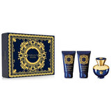 Versace Dylan Blue pour Femme Poklon set, parfemska voda 50ml + mlijeko za tijelo 50ml + gel za tuširanje 50ml