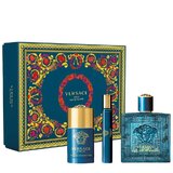 Versace Eros Poklon set, toaletna voda 100ml + toaletna voda 10ml + deostick 75 ml