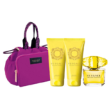 Versace Yellow Diamond Poklon set, Toaletna voda 90ml + Mlijeko za tijelo 100ml + Gel za tuširanje 100ml + taška