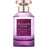 Abercrombie &amp; Fitch Authentic Night Women Eau de Parfum - tester, 100 ml