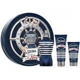 Jean Paul Gaultier Le Male In The Navy Poklon set, Toaletna voda 125ml + Gel za tuširanje 75ml + Balzam nakon brijanja 50ml