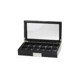 Rothenschild watch box RS-2350-12BL for 12 watches black