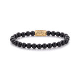 Rebel & Rose Bracelet Black Velvet RR-60100-G-S ladies