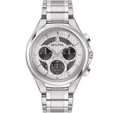 Bulova 96A301 Mens Watch Chronograph 45mm 3ATM