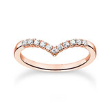 Thomas Sabo Ladies Ring TR2394-416-14-52 V-shape size 52
