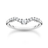 Thomas Sabo Ladies Ring TR2398-051-14-54 V-shape size 54