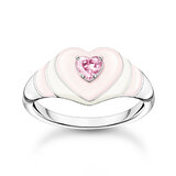 Thomas Sabo Ladies Ring TR2435-041-9-50 heart size 50