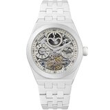 Ingersoll I15103 The Broadway Ceramic Dual Time Automatic Mens Watch 43mm 5ATM