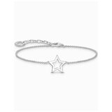 Thomas Sabo A2162-001-21-L19V Silver bracelet w. star pendant
