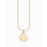 Thomas Sabo KE2266-427-14-L45V Gold-plated chain w. paw pendant 