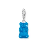 Thomas Sabo 2181-017-1 Blue Charm Goldbears Pendant Silver 