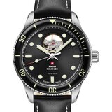 Swiss Military SMA34106.15 Mens Watch Automatic Open-Heart Diver 42mm 20ATM