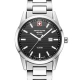 Swiss Alpine Military 7767.1137 Ladies Watch Argos silver black 34mm 10ATM