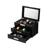 Rothenschild Watch Box RS-2350-30BL for 30 Watches Black