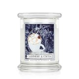 Kringle Candle Cashmere & Cocoa srednja mirisna svijeća s 2 fitilja (411 g)