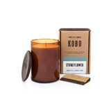 KOBO Woodblock Candle mirisna svijeća Stoneflower (15oz / 425g)
