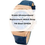 TW-Steel Replacement Watch Strap CE4036-STRAP [23 mm] Blue / Rose