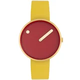 Picto 34097-6114G Unisex Cinnamon Red 34mm 5ATM 