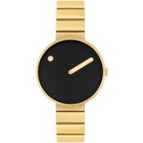 Picto 34087-2914 Brushed Gold 34mm 5ATM 