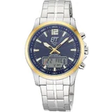 ETT Eco Tech Time EGA-11717-31M Mens Watch Radio-controlled Solar Drive Professional Chronograph 45mm 5ATM 