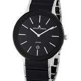 Jacques Lemans 1-1855A Dublin Ceramic Mens Watch 40mm 5 ATM