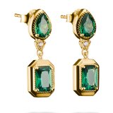 Thomas Sabo H2334-971-6 Stud earrings Octagon Elyndra Gold-plated 25,0 mm Ladies