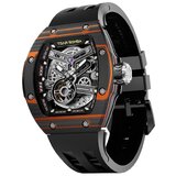Tsar Bomba TB8218CF-BlackOrange Mens Watch Atomic Twin Interchangeable Automatic Watch 45mm 10ATM 