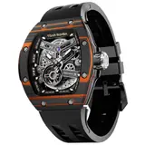 Tsar Bomba TB8218CF-BlackOrange Mens Watch Atomic Twin Interchangeable Automatic Watch 45mm 10ATM 