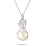 Thomas Sabo KE2391-M06-7-L50V Necklace Hello Kitty with Pearl for Women, Adjustable