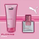 Puma Flowing Woman Poklon set, Toaletna voda 30ml + gel za tuširanje 50ml