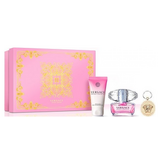 Versace Bright Crystal Poklon set, Toaletna voda 90ml + mlijeko za tijelo 100ml + privjesak za ključeve