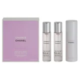 Chanel Chance Eau Tendre Eau de Toilette, 3x20ml (1x na ponovno punjenje + 2x na ponovno punjenje)