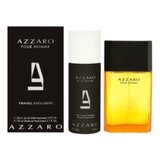 Azzaro Silver Black Poklon set, Toaletna voda 100ml + deospray 150ml