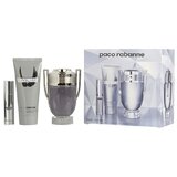 Paco Rabanne Invictus Poklon set, Toaletna voda 100ml + Toaletna voda 10ml + gel za tuširanje 100ml