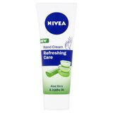Umirujuća krema za ruke s aloe verom i jojobom Refreshing Care (Hand Cream) 75 ml