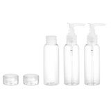 Putni set bočica za kozmetiku (Travel Containers Set) 5 kom