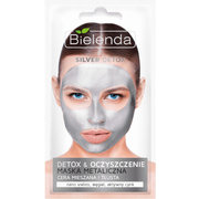 Detoksikacijska maska za čišćenje za masnu i mješovitu kožu Silver Detox (Detoxifying Face Mask) 8 g