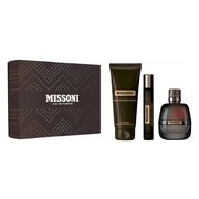 Missoini Missoni pour Homme Poklon set, parfemska voda 100ml + gel za tuširanje 150ml +  parfemska voda 10ml