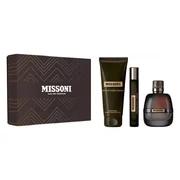 Missoini Missoni pour Homme Poklon set, parfemska voda 100ml + gel za tuširanje 150ml +  parfemska voda 10ml