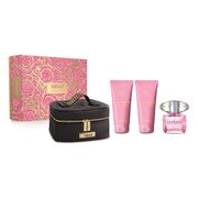 Versace Bright Crystal Poklon set, Toaletna voda 90ml + mlijeko za tijelo 100ml + gel za tuširanje 100 ml + torbica