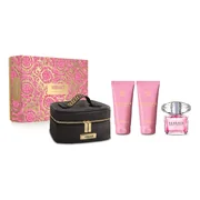 Versace Bright Crystal Poklon set, Toaletna voda 90ml + mlijeko za tijelo 100ml + gel za tuširanje 100 ml + torbica