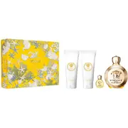 Versace Eros Pour Femme Poklon set, Parfemska voda 100 ml + Mlijeko za tijelo 100ml + Gel za tuširanje 100ml + Parfemska voda 5ml