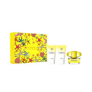 Versace Yellow Diamond Poklon set, Toaletna voda 50ml + mlijeko za tijelo 50ml + gel za tuširanje 50ml