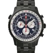 Swiss Alpine Military 7078.9175 Chronograph Mens Watch 45mm 10ATM