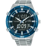 Lorus RW647AX9 Digital Chronograph Mens Watch 46mm 10ATM Lorus RW647AX9 Digital Chronograph Mens Watch 46mm 10ATM